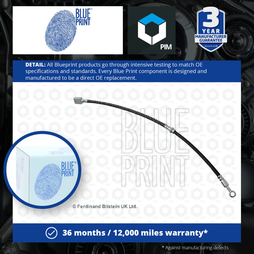 Blue Print Brake Hose Front Right ADG053248 [PM100639]