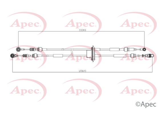 Apec Gear Change Cable CAB7040 [PM2136452]