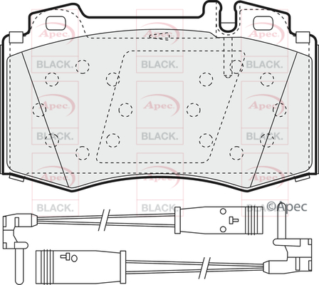 Apec Black PAD1535B