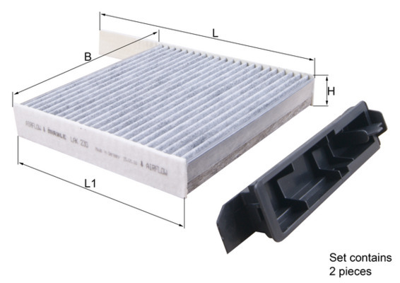 Mahle Pollen / Cabin Filter LAK230 [PM2160454]