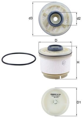 Mahle Fuel Filter KX268D [PM2160098]