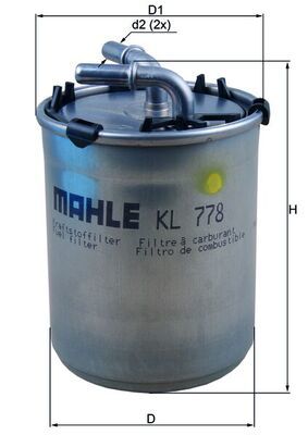 Mahle Fuel Filter KL778 [PM2160040]