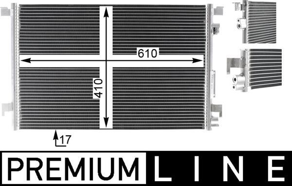 Mahle Air Con Condenser AC294000P [PM2158449]