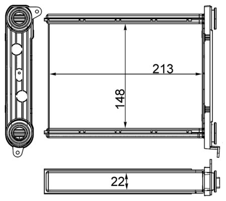 Mahle Heater Matrix AH259000S [PM1639780]