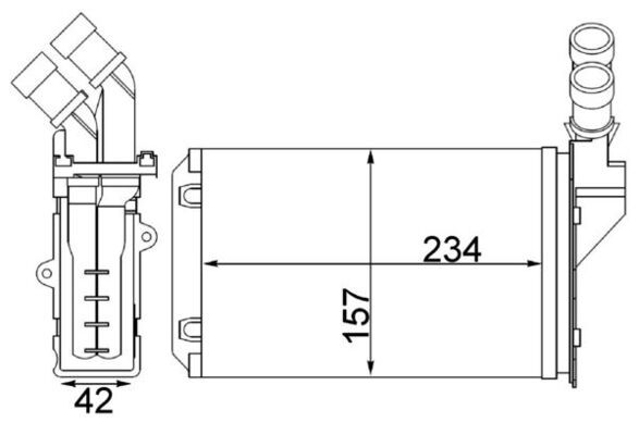 Mahle Heater Matrix AH217000S [PM1639750]