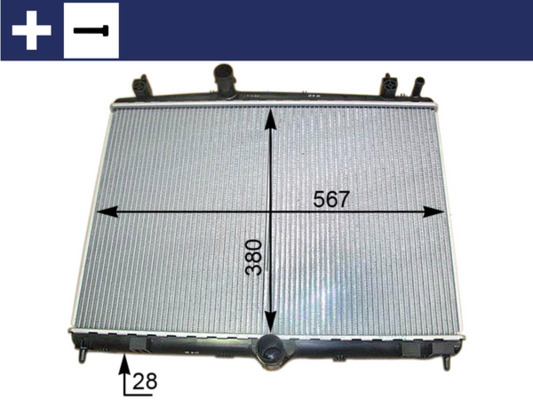 Mahle Radiator CR2113000S [PM901186]