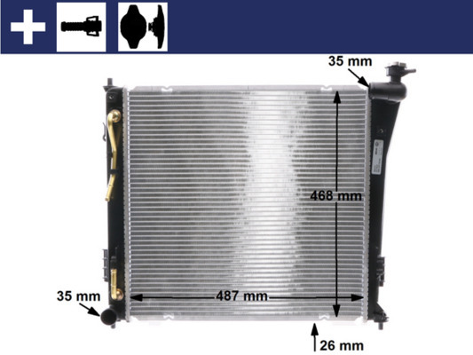 Mahle Radiator CR847000S [PM900846]