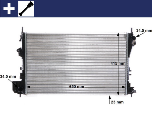 Mahle Radiator CR40000S [PM900614]