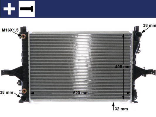 Mahle Radiator CR1547000S [PM595660]