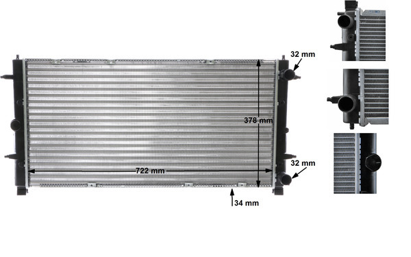 Mahle Radiator CR398000S [PM594737]