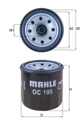 Mahle Oil Filter OC195 [PM347656]