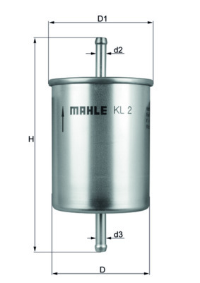 Mahle Fuel Filter KL2 [PM346349]