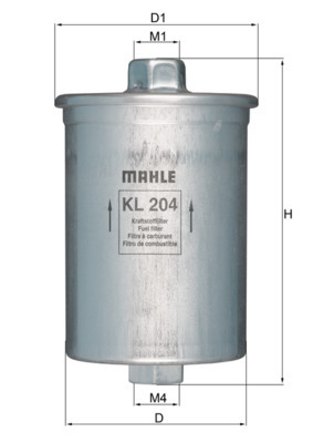 Mahle Fuel Filter KL204 [PM293384]