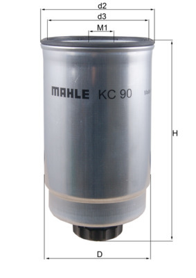 Mahle Fuel Filter KC90 [PM293348]