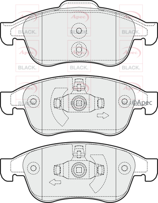 Apec Black PAD1669B