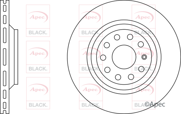 Apec Black DSK2460B