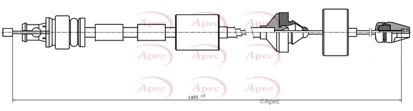 Apec Clutch Cable CAB5036 [PM2220690]