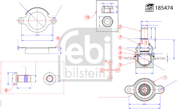 Febi 185474