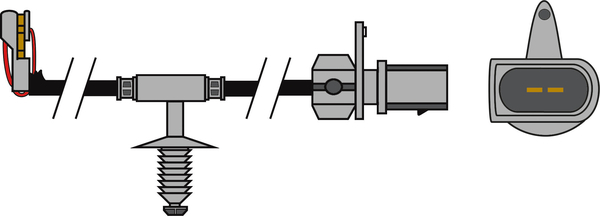 Juratek Brake Pad Wear Indicator Sensor Rear JCW371 [PM1842527]