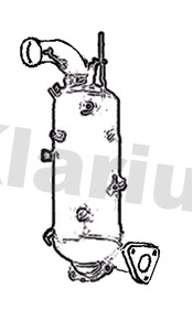 Klarius Diesel Particulate Filter DPF 390451 [PM2337561]