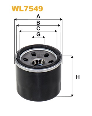 Wix Filters Oil Filter WL7549 [PM2307902]