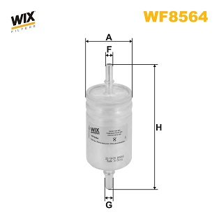 Wix Filters Fuel Filter WF8564 [PM2307816]