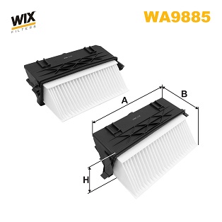 Wix Filters Air Filter WA9885 [PM2307634]