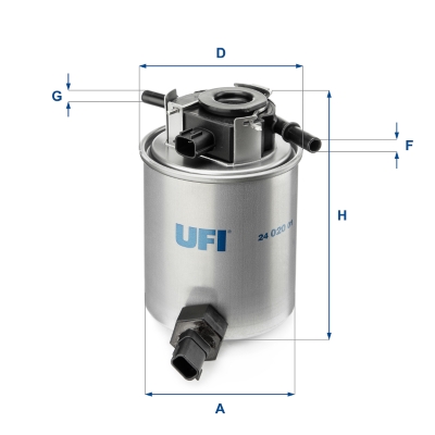 UFI 24.020.01 Fuel Filter