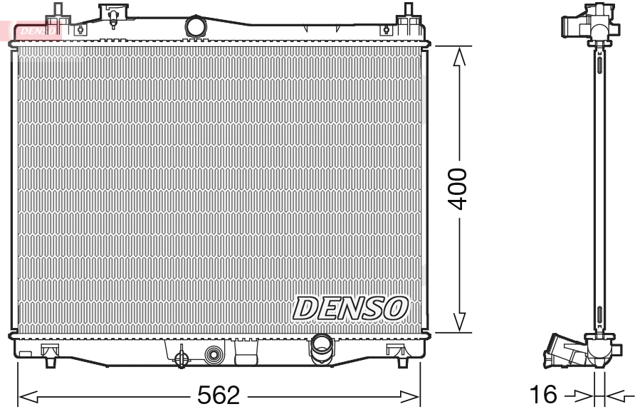Denso DRM40047 Radiator
