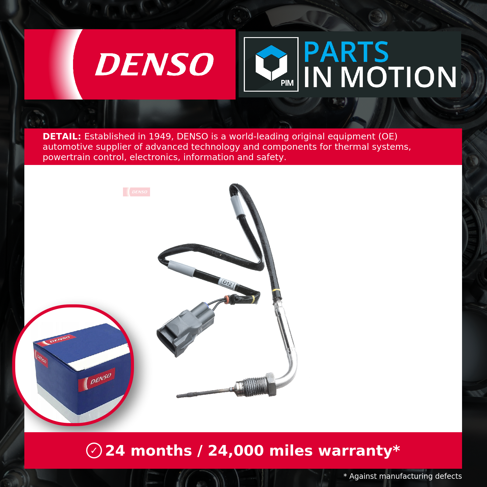 Denso Det-0118 Exhaust Gas Temperature Sensor - Image 3