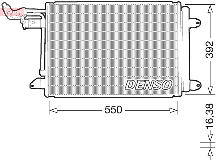 Denso Air Con Condenser DCN32032 [PM2265991]