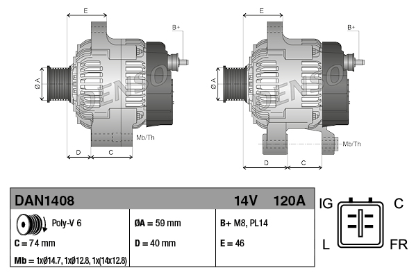 Denso DAN1408