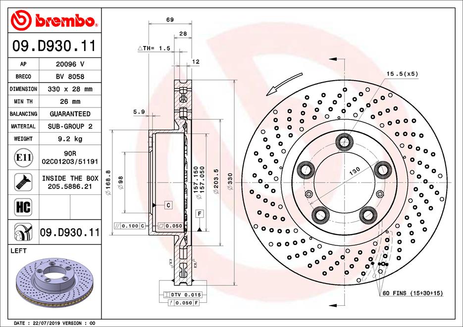 Brembo 09.D930.11