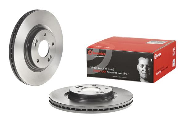 Brembo 2x Brake Discs Pair Vented Front 09.D428.11 [PM2240369]
