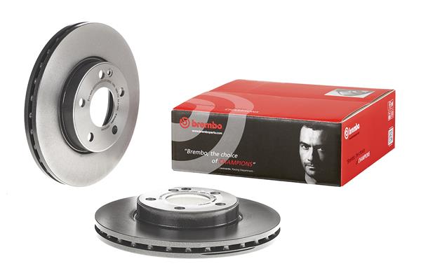 Brembo 2x Brake Discs Pair Vented Front 09.B343.41 [PM2239888]
