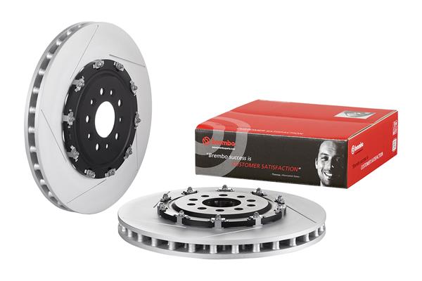 Brembo 09.B324.13 2x Brake Discs Pair Vented