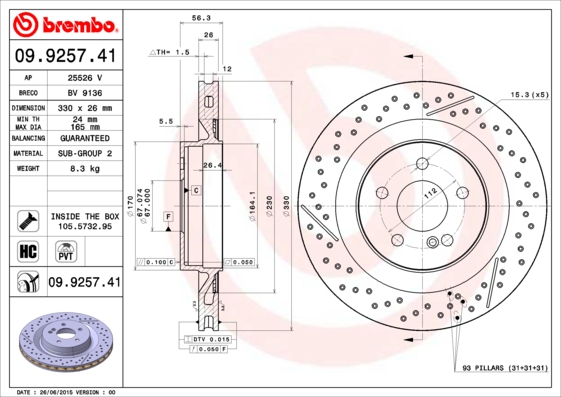 Brembo 09.9257.41