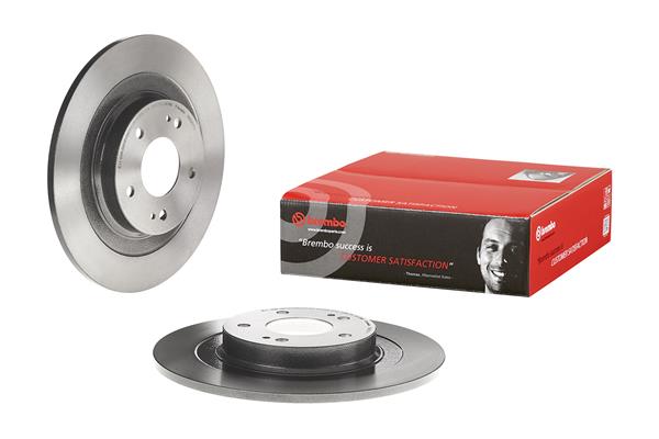 Brembo 2x Brake Discs Pair Solid Rear 08.N267.11 [PM2238125]
