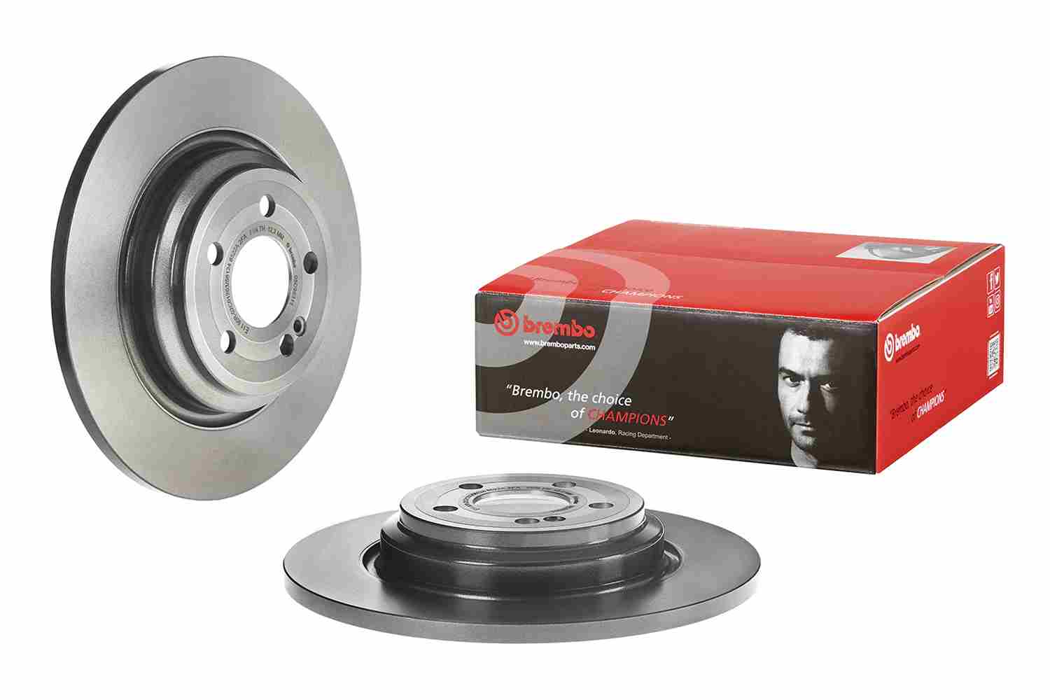 Brembo 2x Brake Discs Pair Solid Rear 08.D983.11 [PM2238099]
