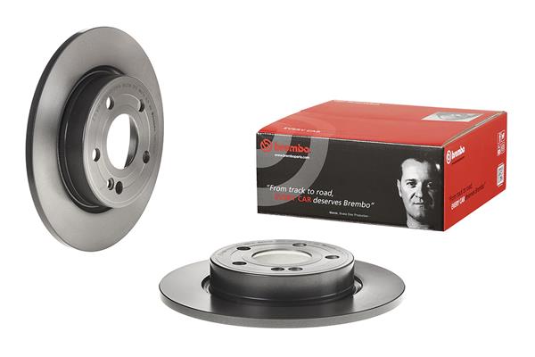 Brembo 2x Brake Discs Pair Solid Rear 08.D758.11 [PM2238090]