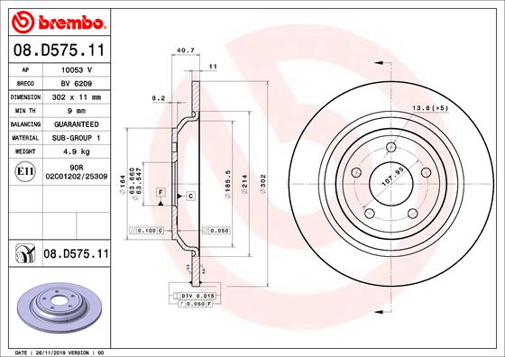 Brembo 08.D575.11