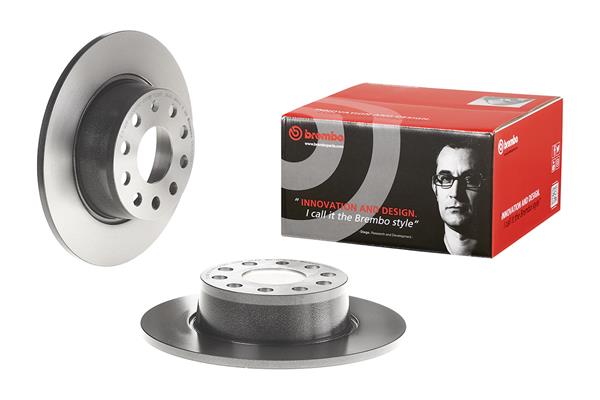 Brembo 2x Brake Discs Pair Solid Rear 08.D425.11 [PM2238069]
