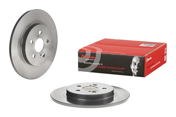 Brembo 2x Brake Discs Pair Solid Rear 08.D416.11 [PM2238066]