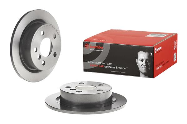 Brembo 2x Brake Discs Pair Solid Rear 08.C745.11 [PM2238038]