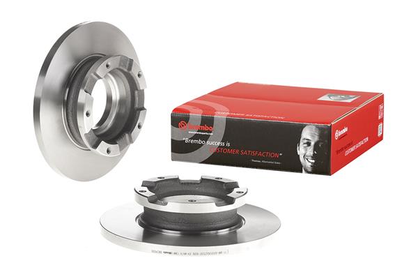 Brembo 2x Brake Discs Pair Solid Rear 08.C242.20 [PM2237990]