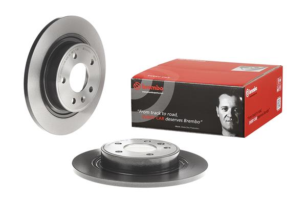 Brembo 2x Brake Discs Pair Solid Rear 08.B351.11 [PM2237913]
