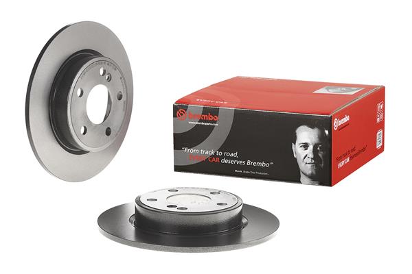 Brembo 2x Brake Discs Pair Solid Rear 08.B347.41 [PM2237908]