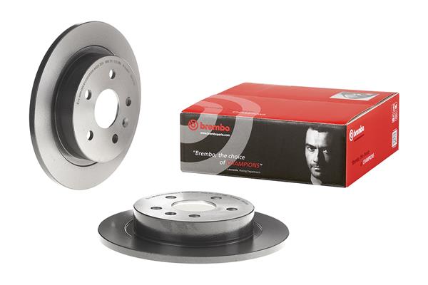 Brembo 2x Brake Discs Pair Solid Rear 08.A970.11 [PM2237894]