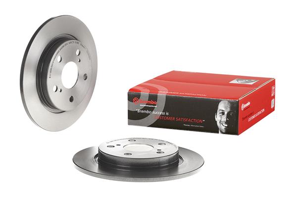Brembo 2x Brake Discs Pair Solid Rear 08.A912.11 [PM2237884]