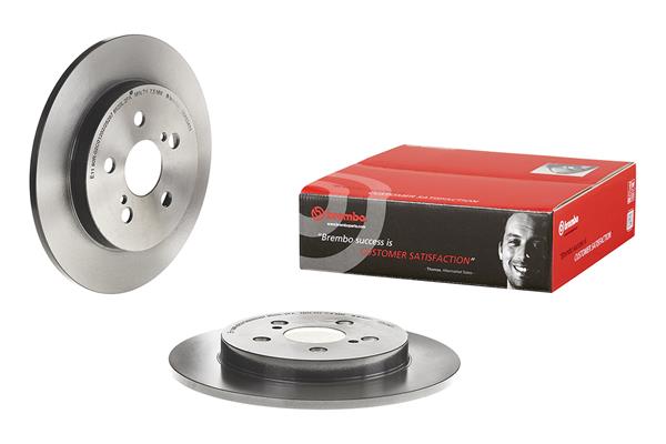 Brembo 2x Brake Discs Pair Solid Rear 08.A534.31 [PM2237800]